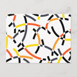 Postal Arte audaz, fresco, moderno, lúdico, urbano, moder