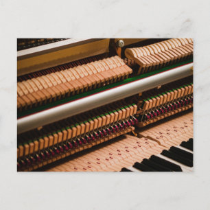 Postal Arte bonito de piano