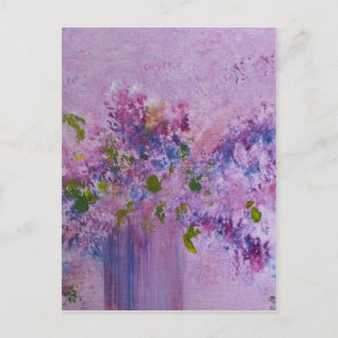 Postal Arte "Bouquet floral"