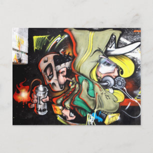 Postal arte callejero