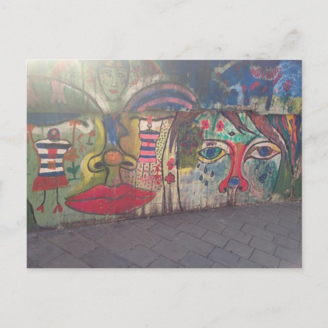 Postal Arte callejero (Anverso)