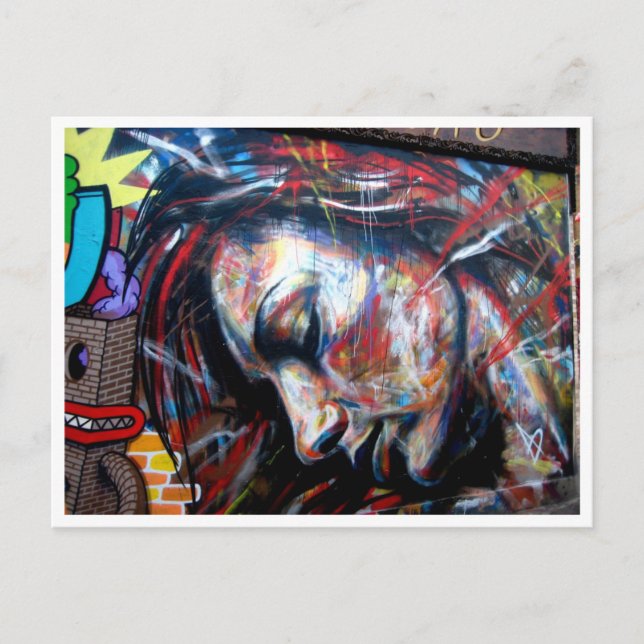 Postal Arte callejero Brick Lane (Anverso)