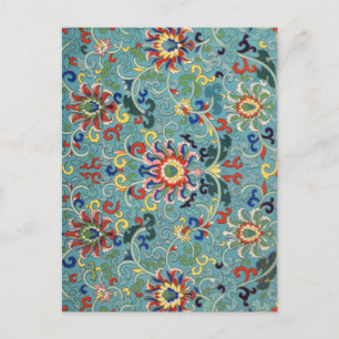 Postal Arte chino vintage