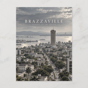 Postal Arte Cinematográfico Monocromo de la Ciudad de Bra
