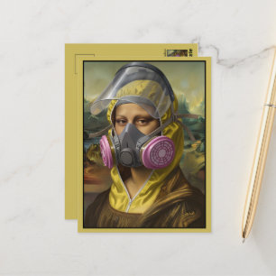 Postal Arte Clásico Divertido Parodiado