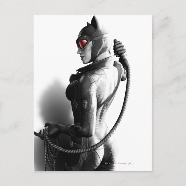 Postal Arte clave de Catwoman (Anverso)