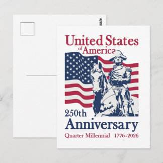Postal Arte Conmemorativo del 250 Aniversario de los Esta