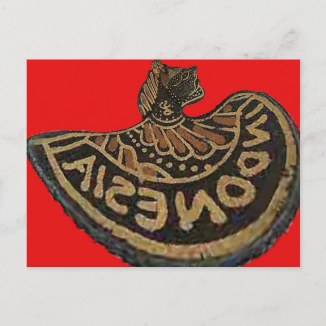 Postal Arte cultural de mascota en la sombra de Japón en  (Anverso)