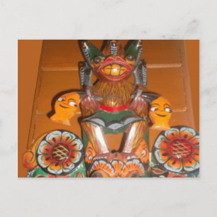 Postal Arte cultural único - Diseño ceilandés/indonesio