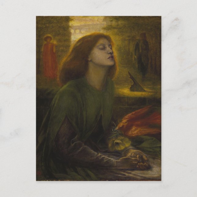 Postal Arte Dante Gabriel Rossetti (Anverso)