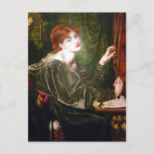 Postal Arte Dante Gabriel Rossetti
