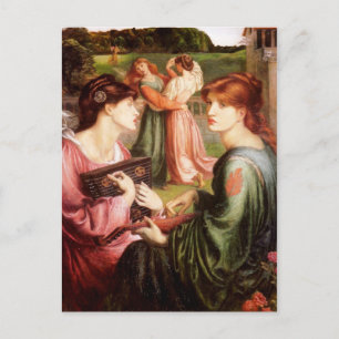 Postal Arte Dante Gabriel Rossetti