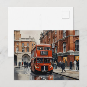 Postal arte de acuarela de Londres