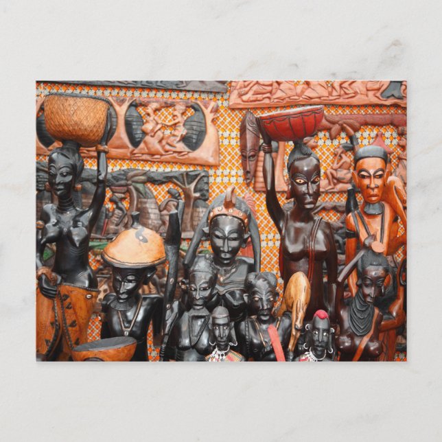 Postal Arte de África (Anverso)