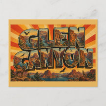 Arte de agua del cañón del desierto de Glen Canyon