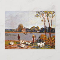 Arte de Alfred Sisley: A orillas del río Loing