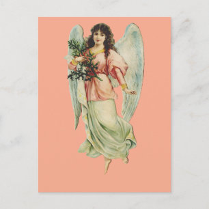 Postal Arte de Ángel de la Guarda Vigilancia y Gracia Div