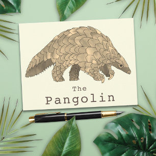 Postal Arte de Animal Especie en Peligro de Extinción Vid
