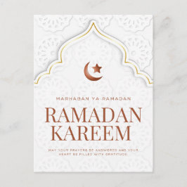 Postal Arte de Arco Islámico Ramadan Kareem