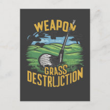 Arte de Arma de Golf de Destrucción de Césped