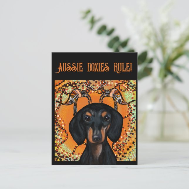 POSTAL ARTE DE AUSTRALIA               (Anverso de pie)