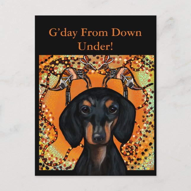 POSTAL ARTE DE AUSTRALIA              (Anverso)