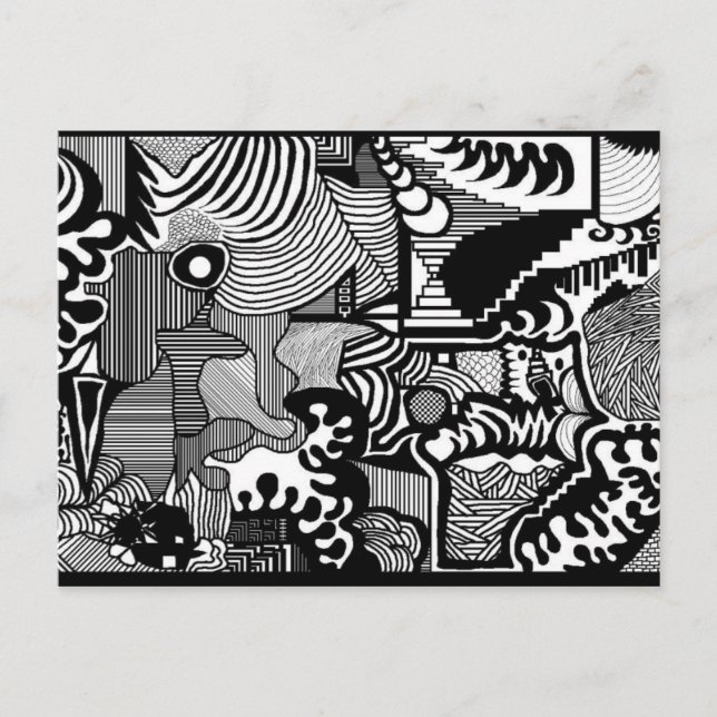 Postal arte de ax ming (Anverso)