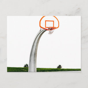Postal Arte de baloncesto de bonito