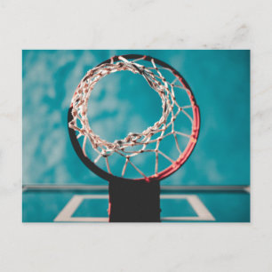 Postal Arte de baloncesto hermoso