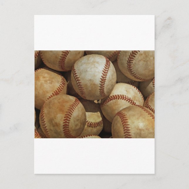 Postal Arte de béisbol (Anverso)