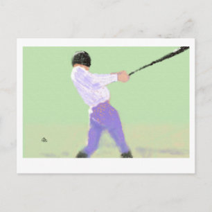 Postal Arte de béisbol