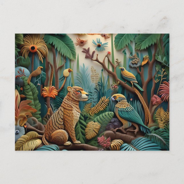 Postal Arte de cadena de IA (Anverso)