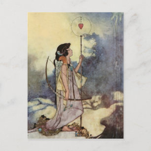 Postal Arte de Charles Robinson de Canciones de amor y so