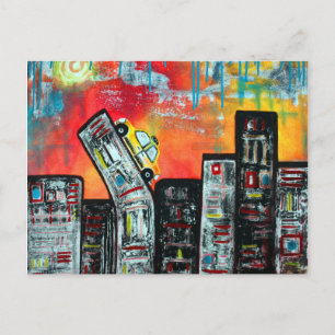 Postal Arte de Ciudad Taxi
