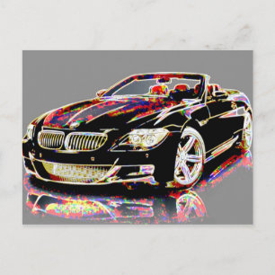Postal Arte de coches