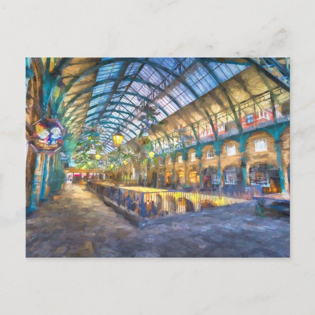 Postal Arte De Covent Garden (Anverso)