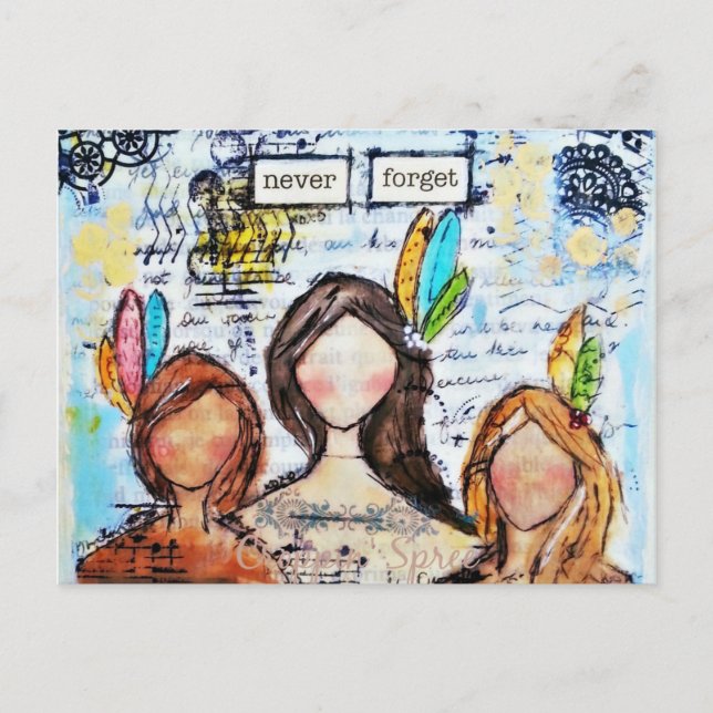 Postal Arte de Croppin' Spree (Anverso)