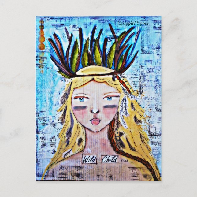 Postal Arte de Croppin' Spree (Anverso)