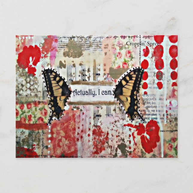 Postal Arte de Croppin' Spree (Anverso)
