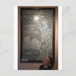 Postal Arte de Cuerdas America la Hermosa
