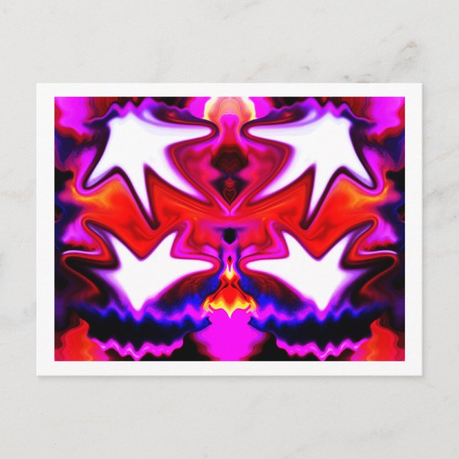 Postal Arte de curar manos (Anverso)