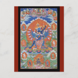 Postal Arte de deidad budista tibetana Hevajra