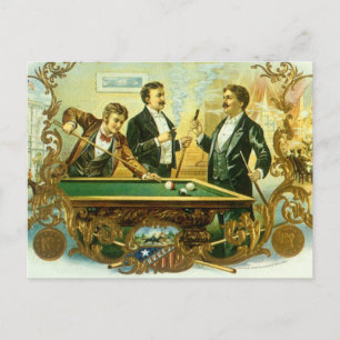 Postal Arte de etiquetas de cigarros vintage, Club Friend
