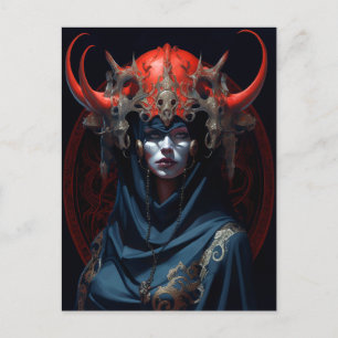 Postal Arte de fantasía de la Reina Demonio