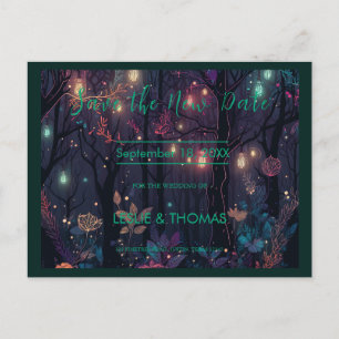 Postal Arte de fantasía de spray floral personalizado