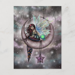 Postal Arte de fantasía Electra Fae por Molly Harrison