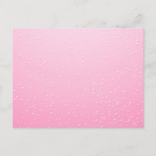 Postal Arte de fondo de champán rosa con burbujas diminut