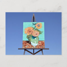 Postal Arte de girasoles de Van Gogh gigante, Goodland, K