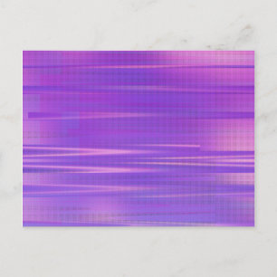 Postal Arte de Glitch de Vaporwave Estético Púrpura Horiz