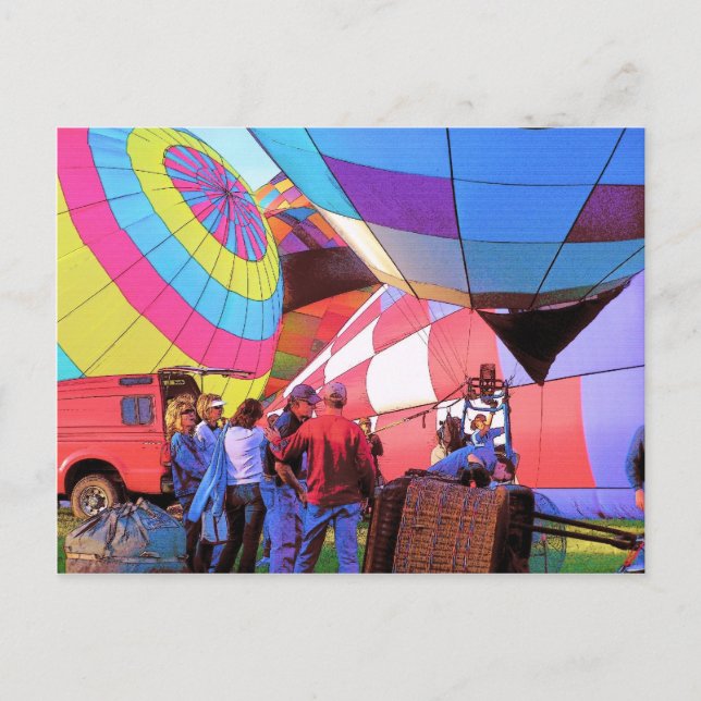 Postal Arte de globo 5 (Anverso)